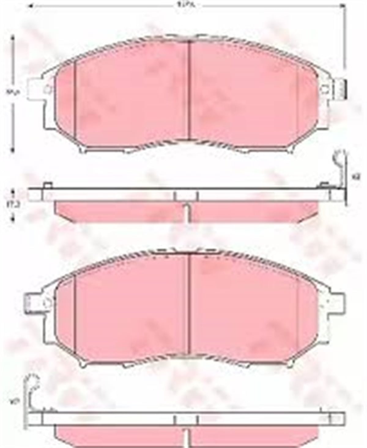 LEONÖN BALATA CADDY-PASSAT-GOLF7-A3-LEON-OCTAVIA 2013 TRW GDB2143TRWTRW GDB2143