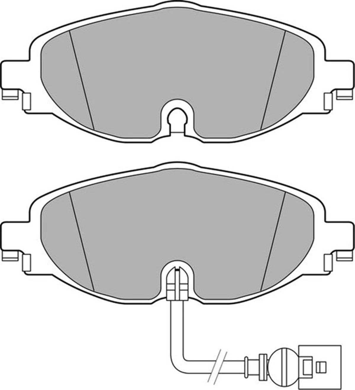 LEONÖN BALATA GOLF7-A3-LEON-TIGUAN-PASSAT-OCTAVIA-SUPERB 12 SANGSIN SP1678SANGSINSANGSIN SP1678