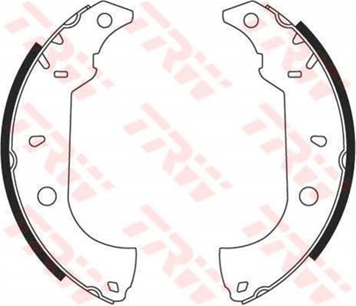 MAREAARKA PABUÇ BALATA TEMPRA SW 92-96 MAREA WEEKEND 1.6-1.8-1.9TD 09-1996 228X42 TRW GS8614TRWTRW GS8614