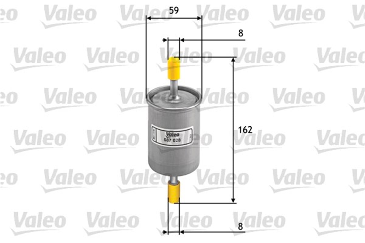 MATIZYAKIT FİLTRESİ BENZİN DAEWOO MATIZ 0.8 VALEO 587028VALEOVALEO 587028