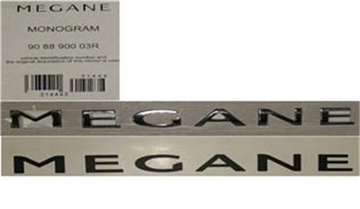 MEGANE908897337R ARKA MONOGRAM YAZI MEGANE MEGANE III YAZI 908890003RYAZI-YAZI 908890003R