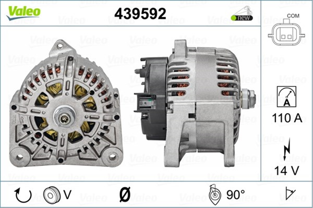 MEGANEALTERNATÖR RENAULT MEGANE II VALEO 439592VALEOVALEO 439592
