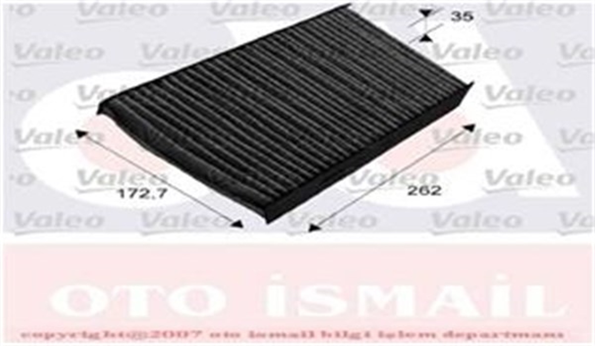 MEGANEPOLEN FİLTRESİ MEGANE III 1.4-1.6-2.0 16V DCİ 08 KARBONLU VALEO 715647VALEOVALEO 715647