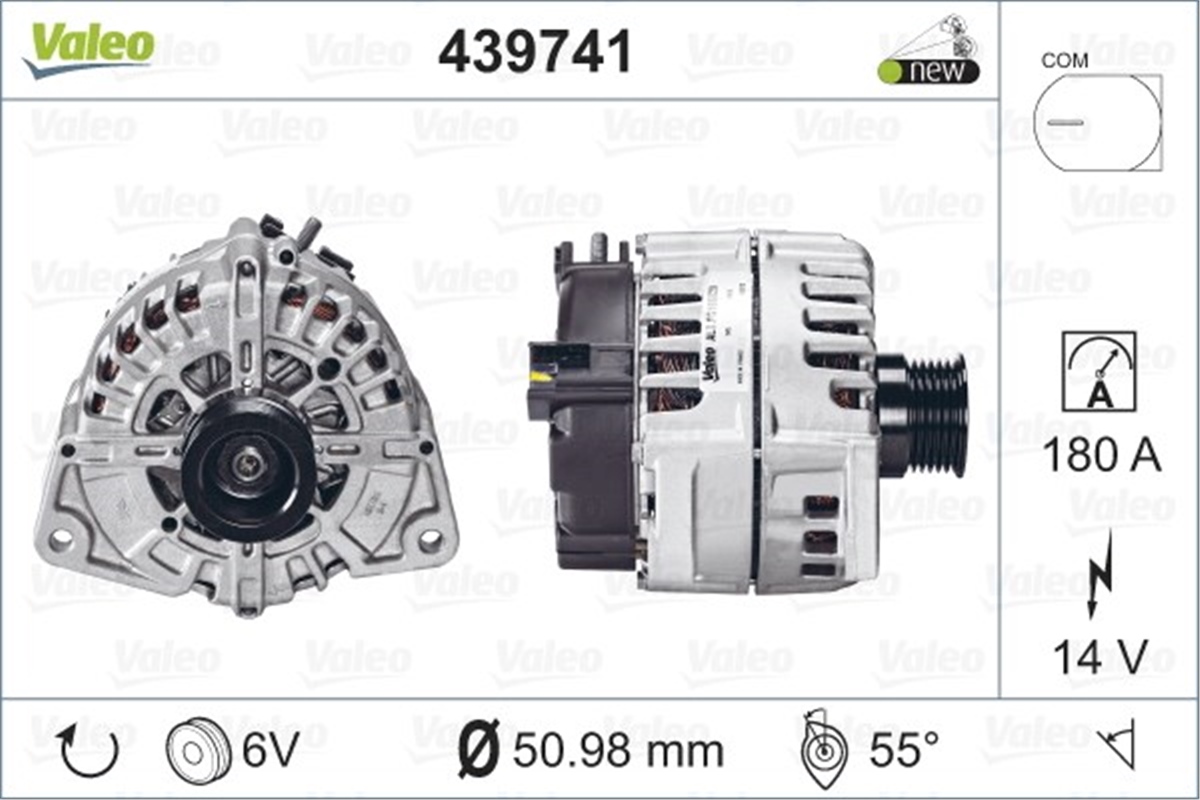 MERCEDESALTERNATÖR MERCEDES VALEO 439741VALEOVALEO 439741