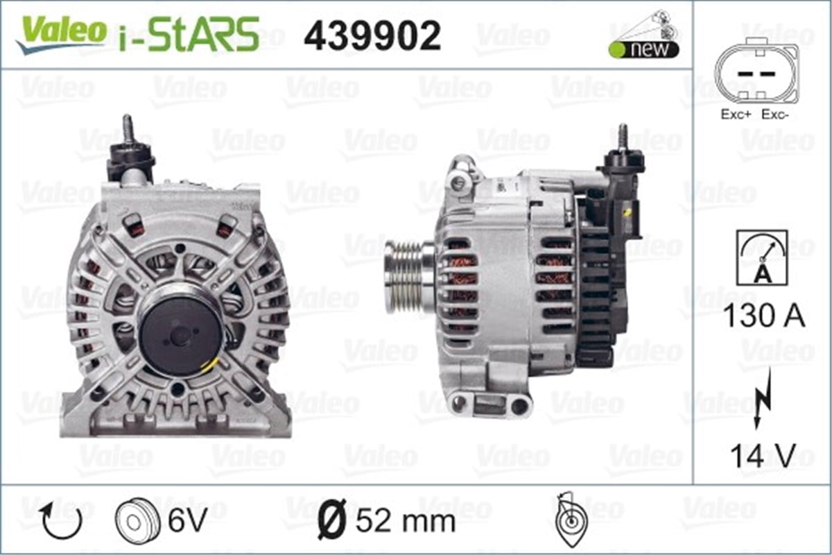 MERCEDESMARŞ MOTORU MERCEDES A-B 1.5-1.7 VALEO 439902VALEOVALEO 439902