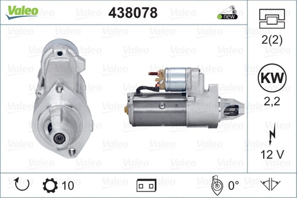 MERCEDESMARŞ MOTORU MERCEDES C280 VALEO 438078VALEOVALEO 438078