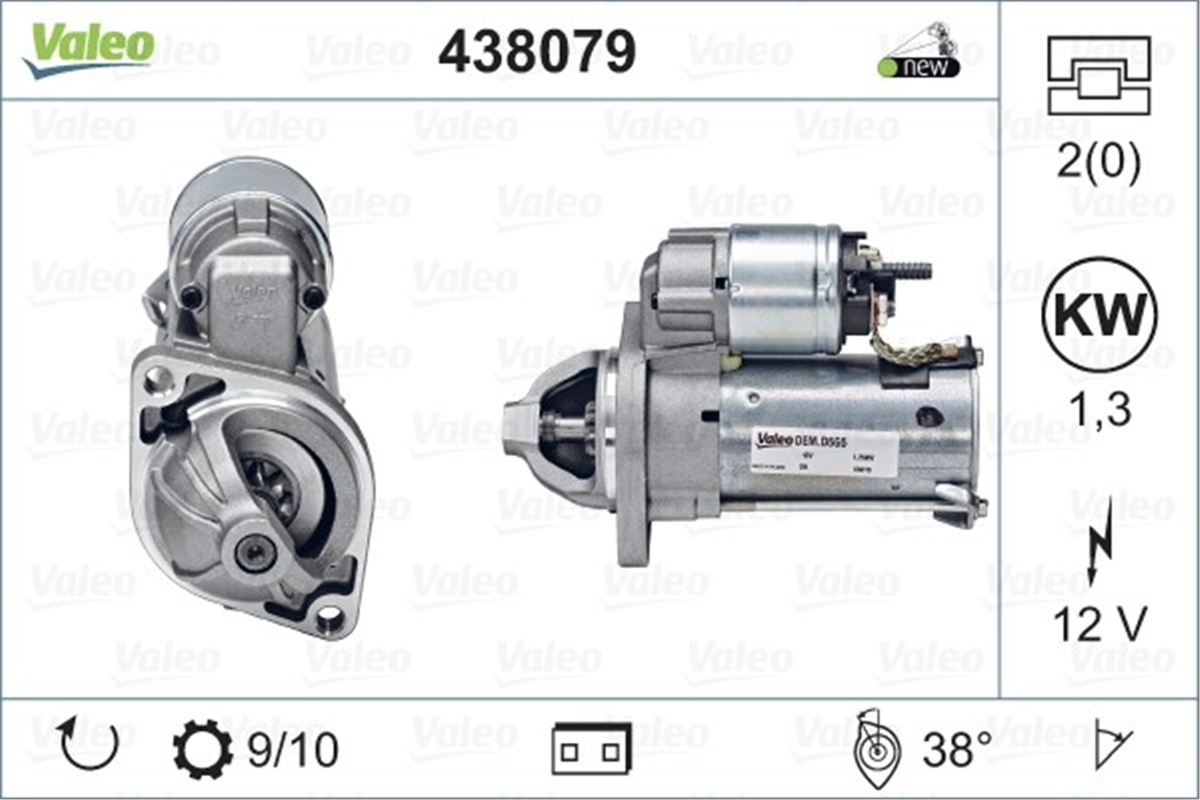 MERCEDESMARŞ MOTORU MERCEDES CLASSE A VALEO 438079VALEOVALEO 438079
