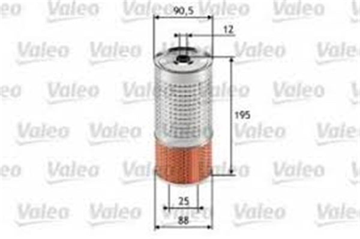 MERCEDESYAĞ FİLTRESİ MERCEDES 100 D-KB VALEO 586546VALEOVALEO 586546