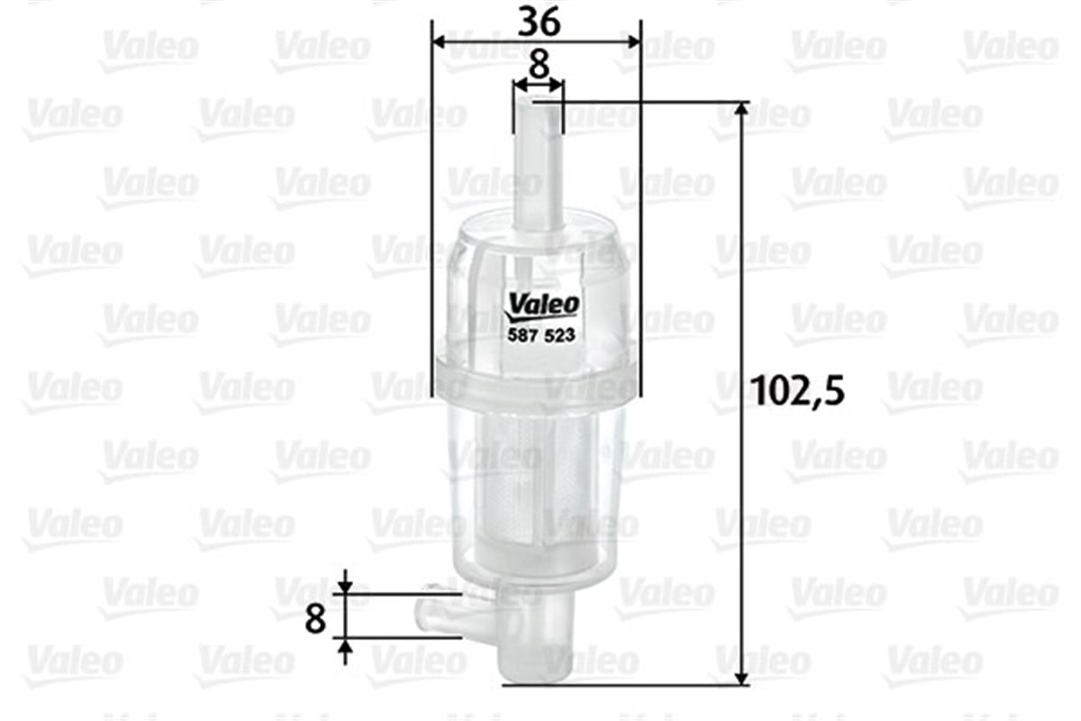MERCEDESYAKIT FİLTRESİ MAZOT MERCEDES C CLASS C 220 D VALEO 587523VALEOVALEO 587523