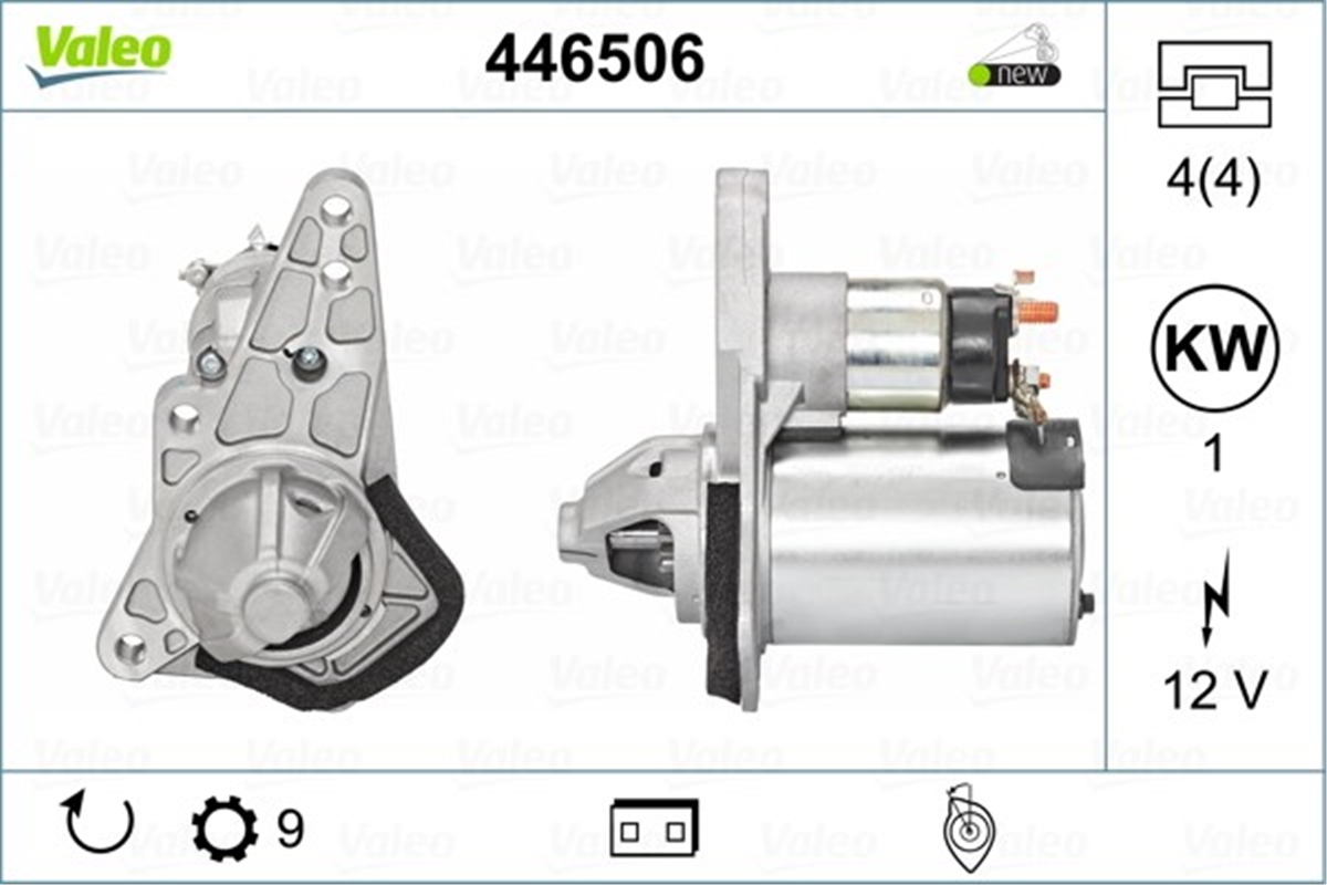 MICRAMARŞ MOTORU NISSAN VERSA 1.6 09-11- MICRA VALEO 446506VALEOVALEO 446506