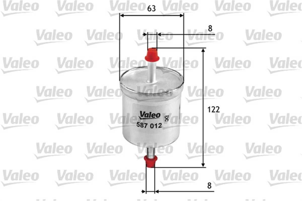 MICRAYAKIT FİLTRESİ BENZİN NISSAN MICRA II 1.0I 16V VALEO 587012VALEOVALEO 587012