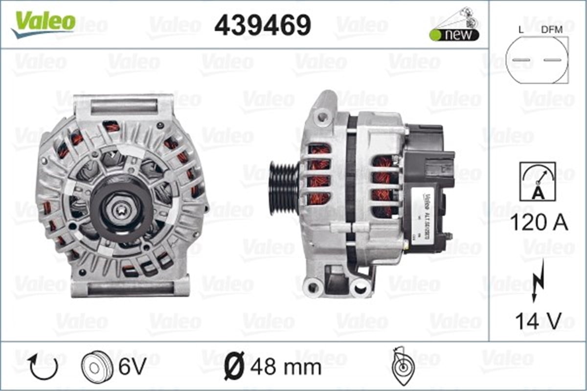 MINIALTERNATÖR MINI VALEO 439469VALEOVALEO 439469