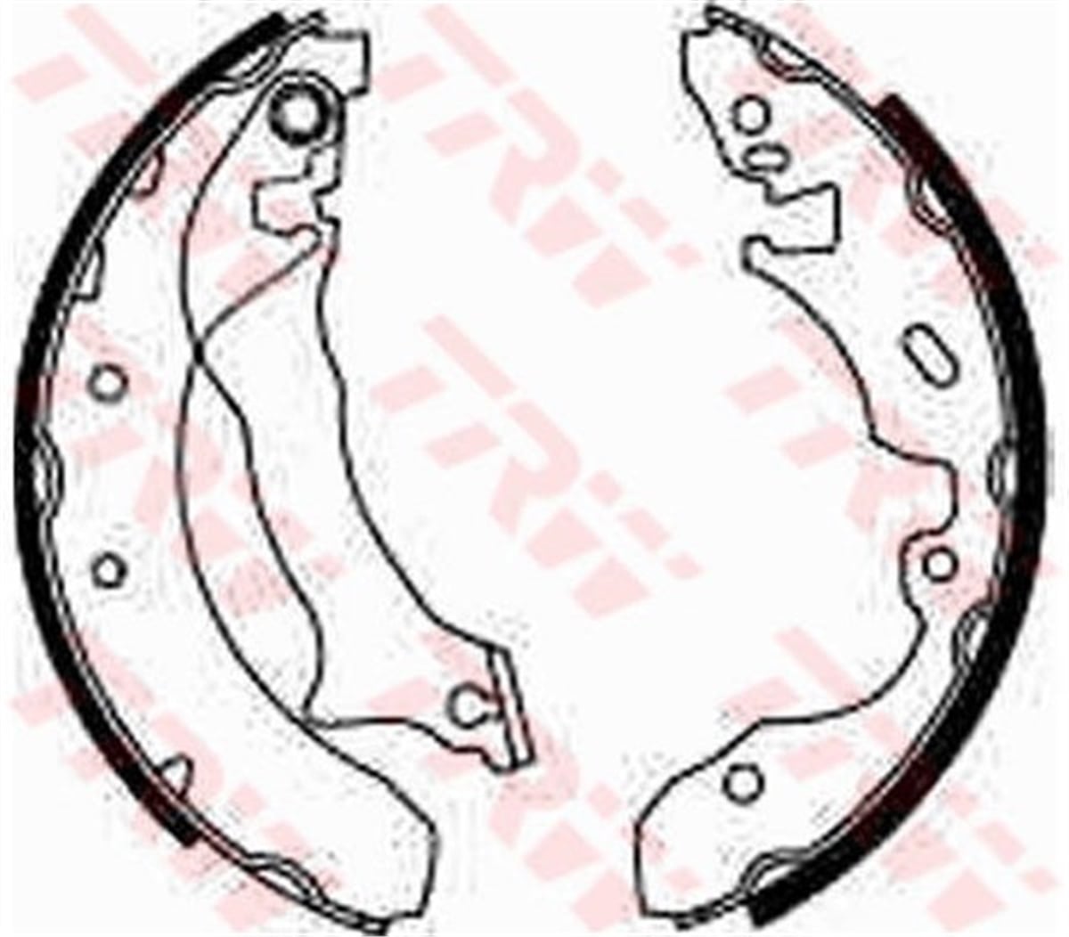 MONDEOPABUÇLU FREN BALATASI ARKA MONDEO I 1993-1996-MONDEO II 1996-2000 TRW GS8536TRWTRW GS8536