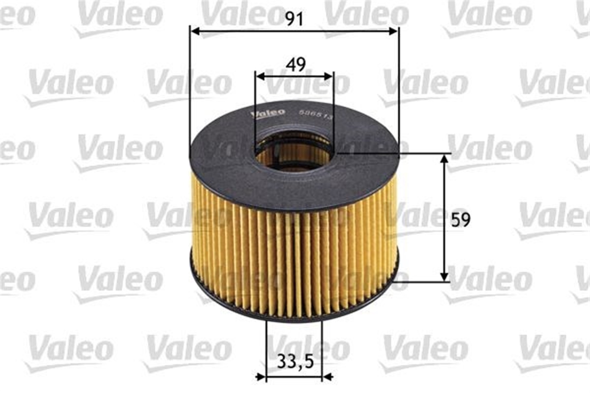 MONDEOYAĞ FİLTRESİ FORD MONDEO III 2.0 DI-TRANSIT VALEO 586513VALEOVALEO 586513