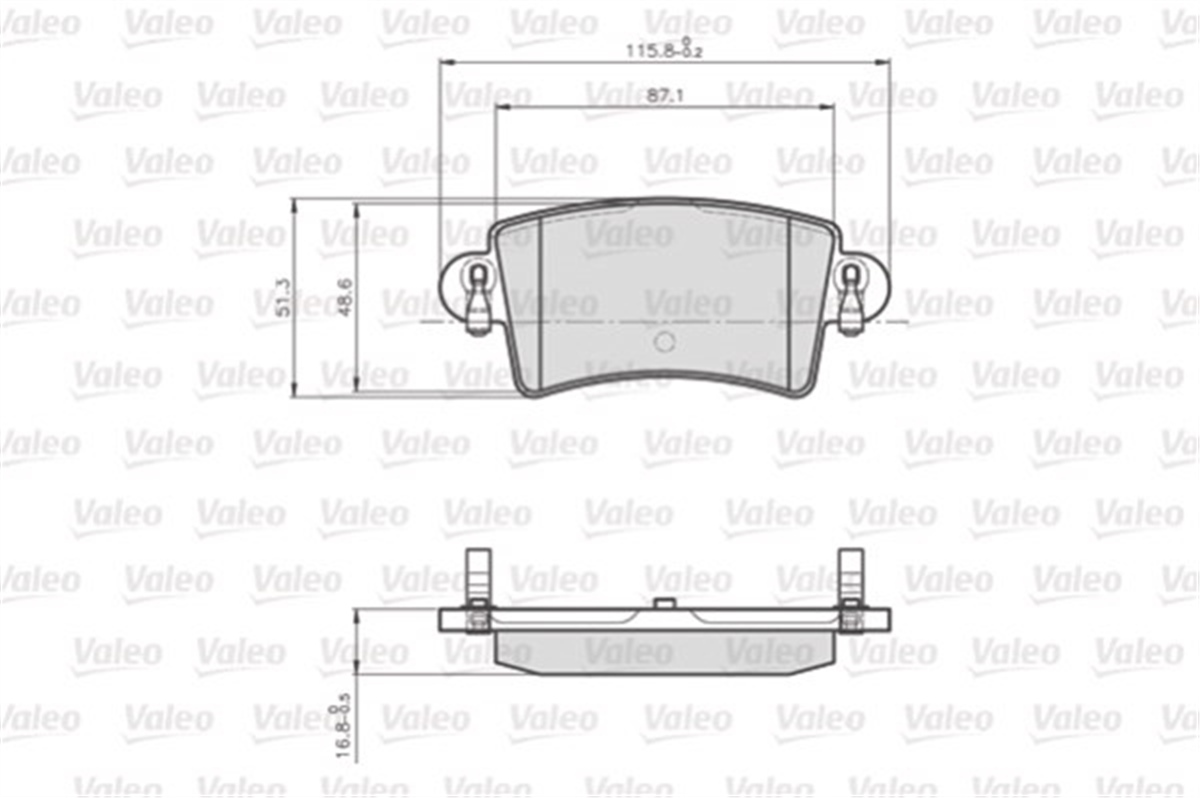 MOVANOARKA BALATA LCV MASTER MOVANO II III 01 NS INTERSTAR 02 VALEO 872669VALEOVALEO 872669