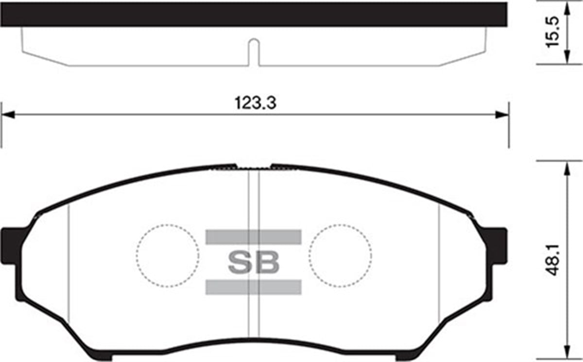 PAJEROÖN BALATA PAJERO PININ 1.8-2.0 99 GDB3270 SANGSIN SP1585SANGSINSANGSIN SP1585