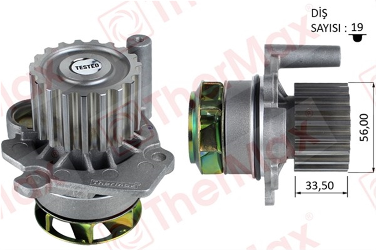 PASSATDEVİRDAİM PASSAT-A4-A6-GOLF 5-SUPERB 2.0TDI 06-10 BKP-BKD-BRE THERMAX T01.204THERMAXTHERMAX T01.204