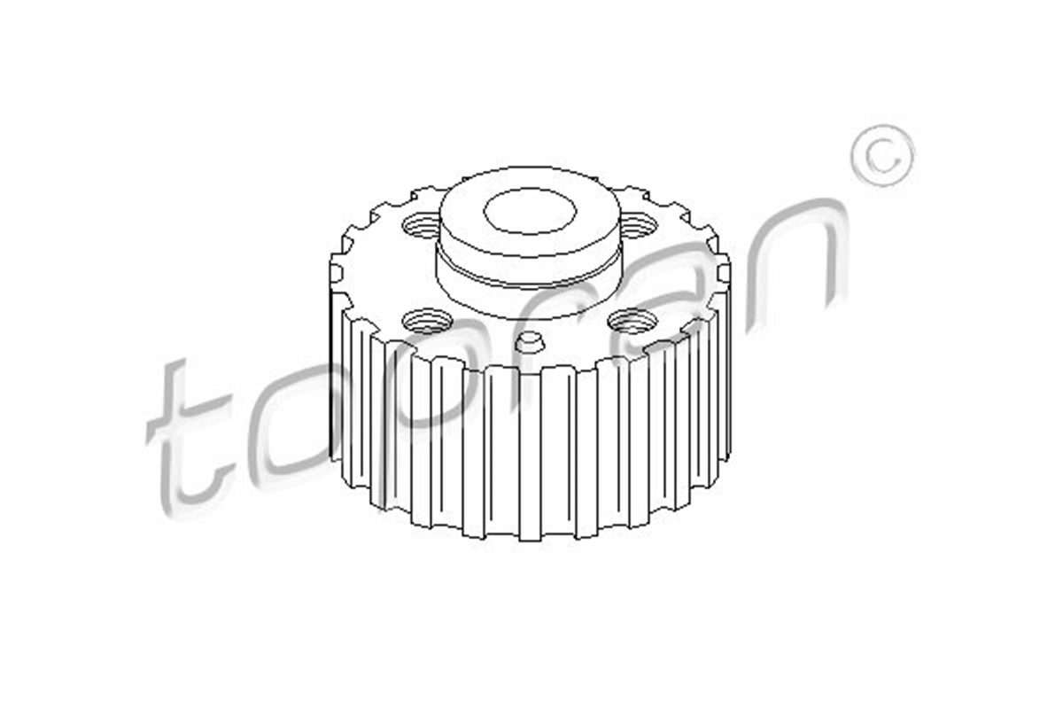 PASSATKRANK TRİGER KASNAĞI PASSAT-GOLF2-GOLF3-CADDY-TRANSPORTER T4 TOPRAN 100295755TOPRANTOPRAN 100295755