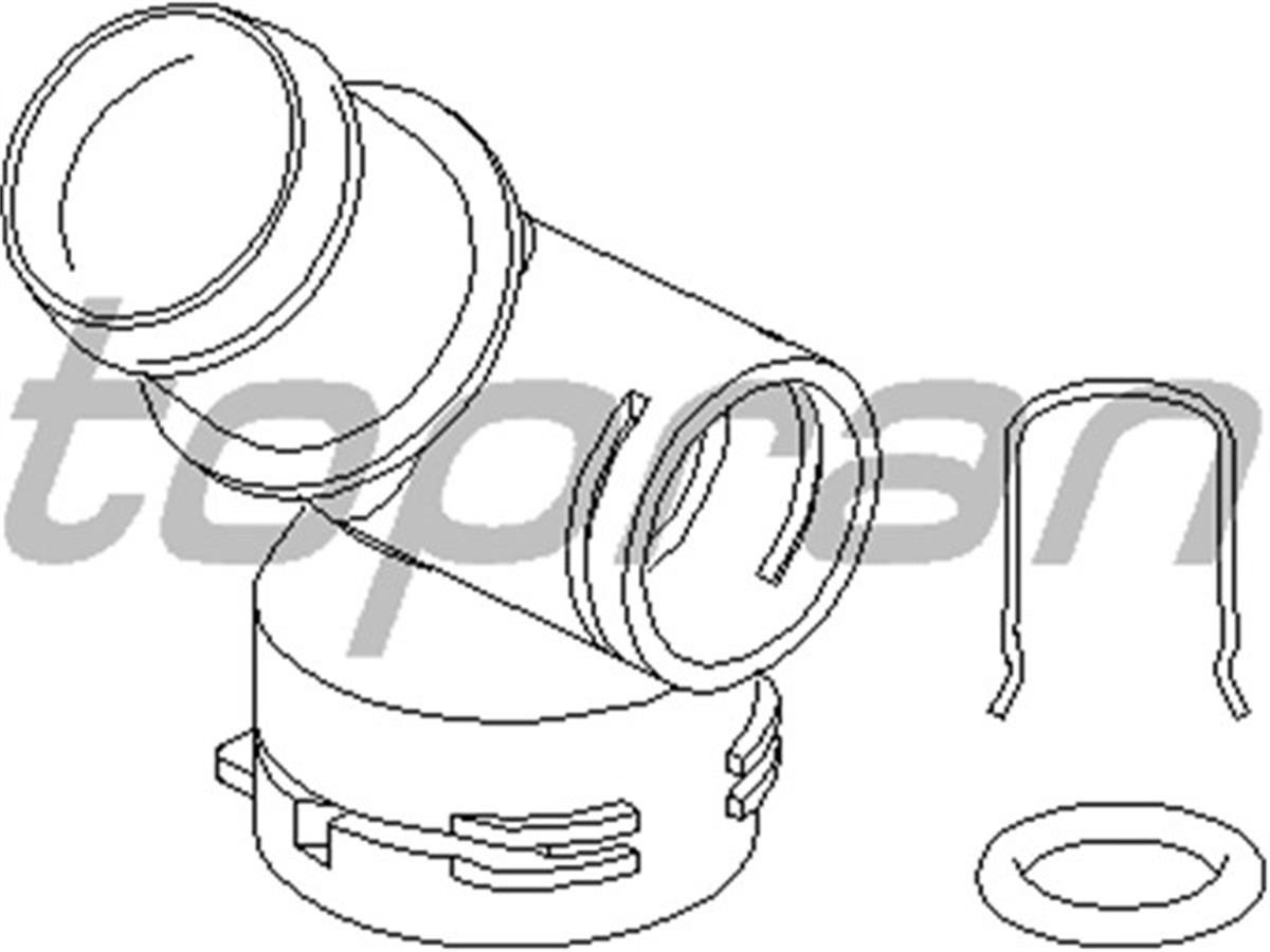 PASSATTERMOSTAT YUVASI FLANŞI GOLF V-VI-PLUS-JETTA III-PASSAT-SCIROCCO-TOURAN-A3-OCTAVIA 1.4-1.9-2.0 TOPRAN 112399755TOPRANTOPRAN 112399755