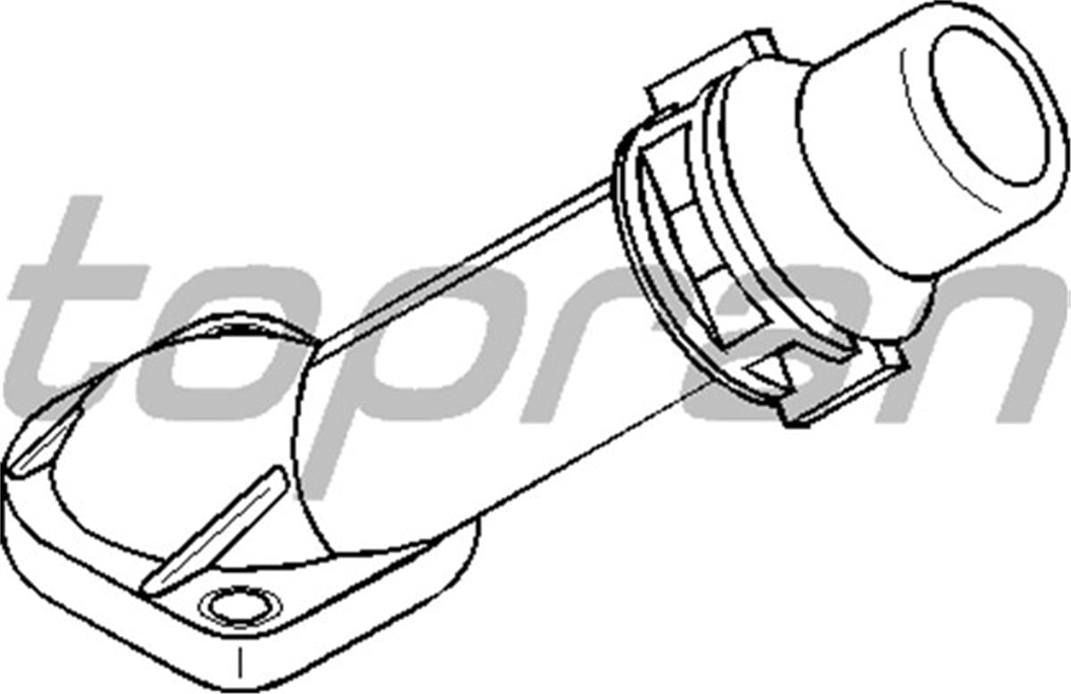 PASSATTERMOSTAT YUVASI FLANŞI PASSAT 98-05 -A4 00-08 -A6 00-05 -SUPER B 02-08 1.9 TDI-2.0 TDI TOPRAN 109348755TOPRANTOPRAN 109348755