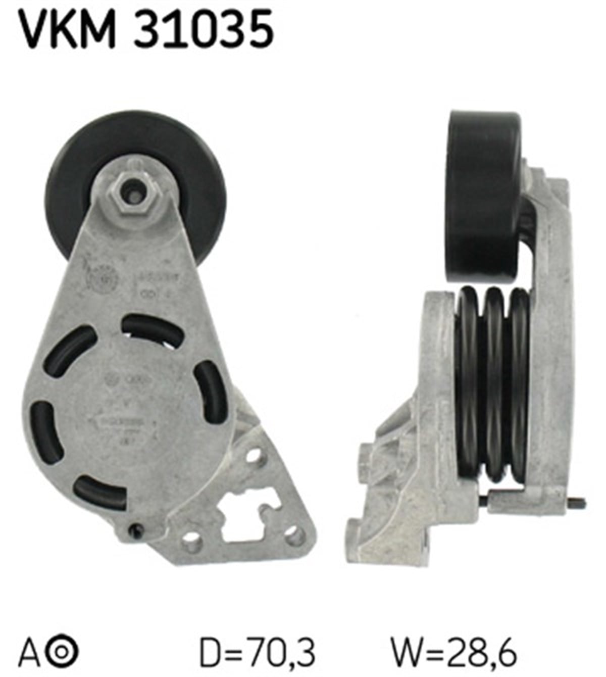 POLOALTERNATÖR GERGİ RULMANI KÜTÜKLÜ POLO-FABIA-CORDOBA 1.4 TDI 2001-2009 AMF-BNV-BNM SKF VKM31035SKFSKF VKM31035