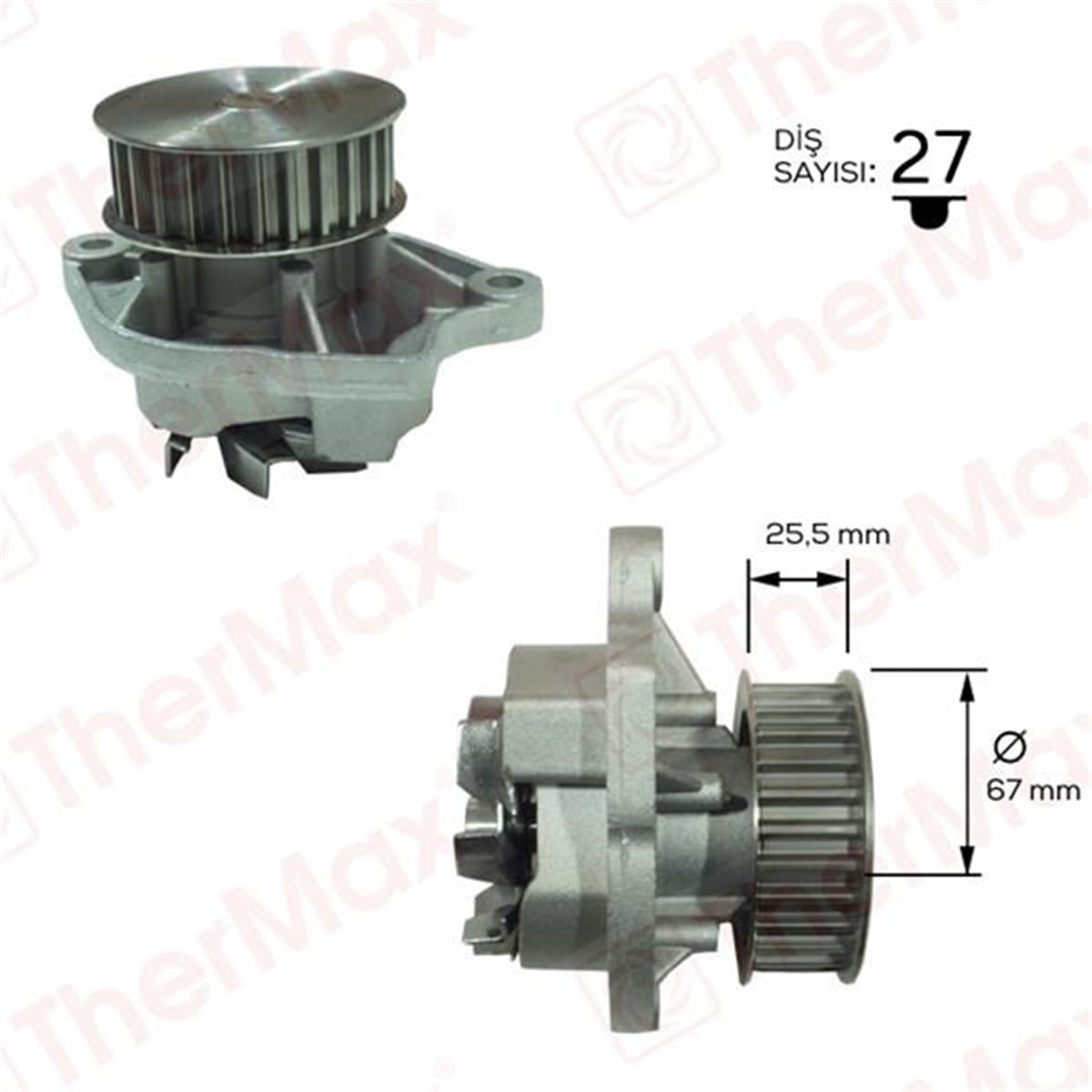 POLODEVİRDAİM POLO 00-12 1.4 16V - IBIZA-CORDOBA-FABIA 1.4 16V 04-10 AHW-BBY-BKY-CGL T THERMAX T01.171THERMAXTHERMAX T01.171
