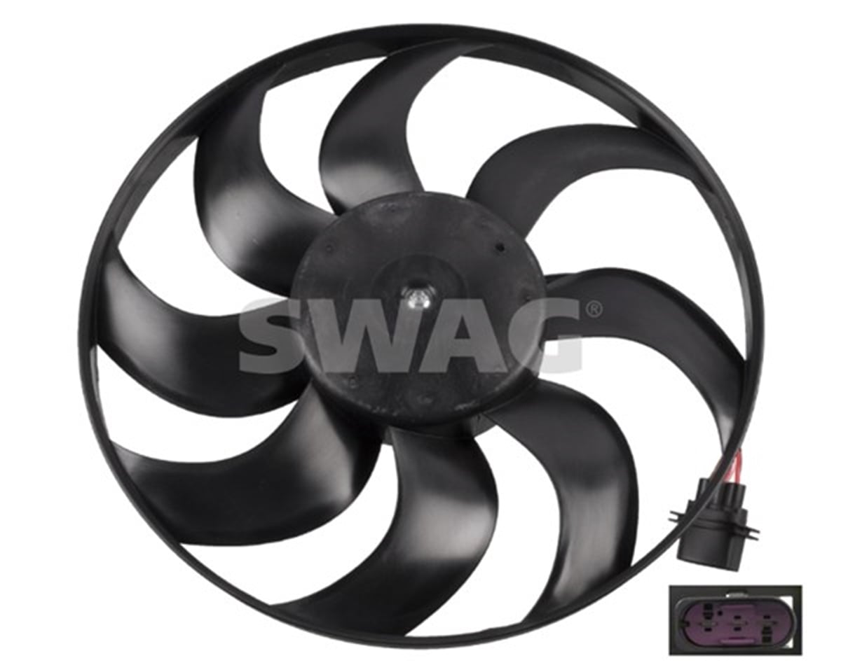 POLOFAN MOTORU 393MM POLO 01-09 CORDOBA 02-09 IBIZA IV-V-FABIA 99-08 1.2-1.4 16V-1.6 16V-1.9D 12V FEBI 26860 SWAG 30926860SWAGSWAG 30926860