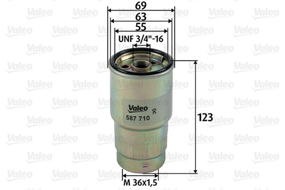 RAV 4YAKIT FİLTRESİ MAZOT TOYOTA RAV 4 2.0 D-4D TURBODIESEL VALEO 587710VALEOVALEO 587710