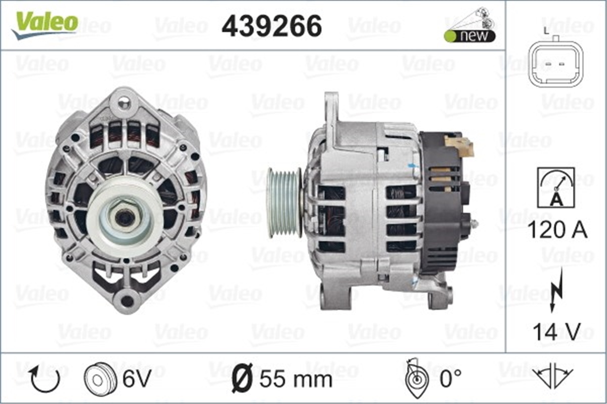 RENAULTALTERNATÖR RENAULT VALEO 439266VALEOVALEO 439266
