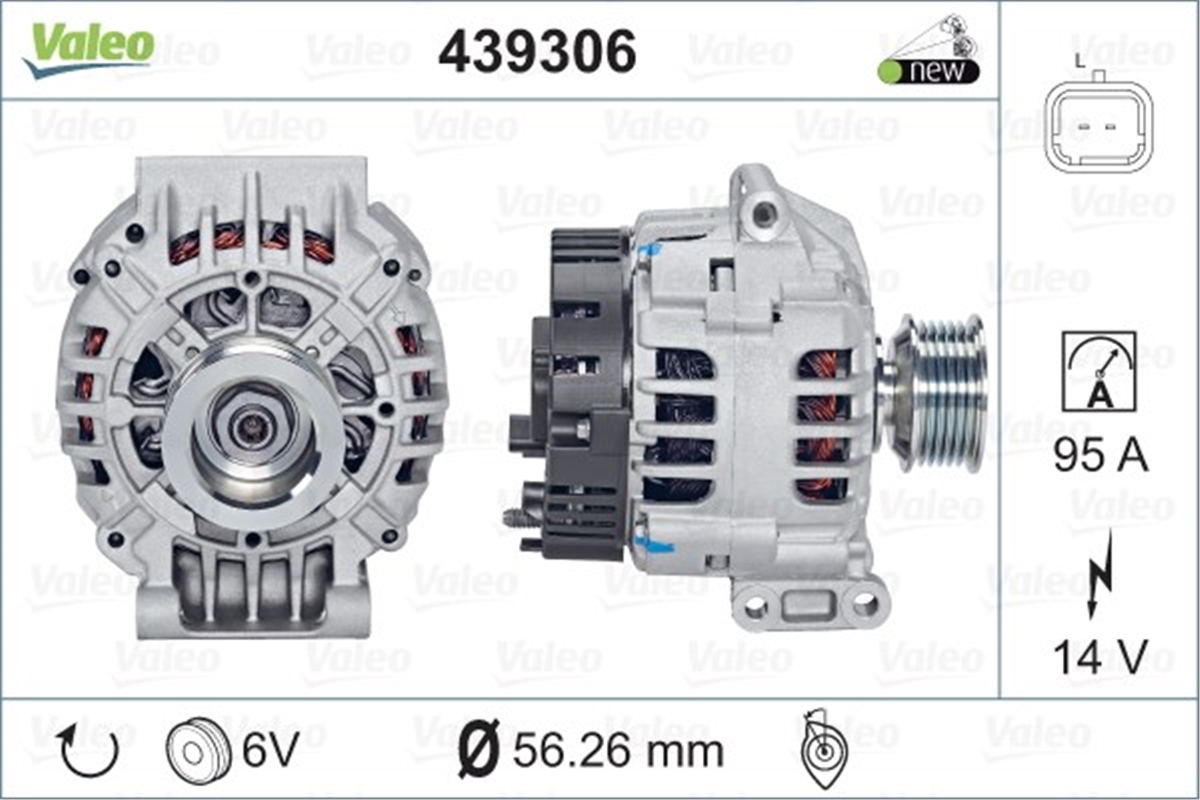 RENAULTALTERNATÖR RENAULT VALEO 439306VALEOVALEO 439306