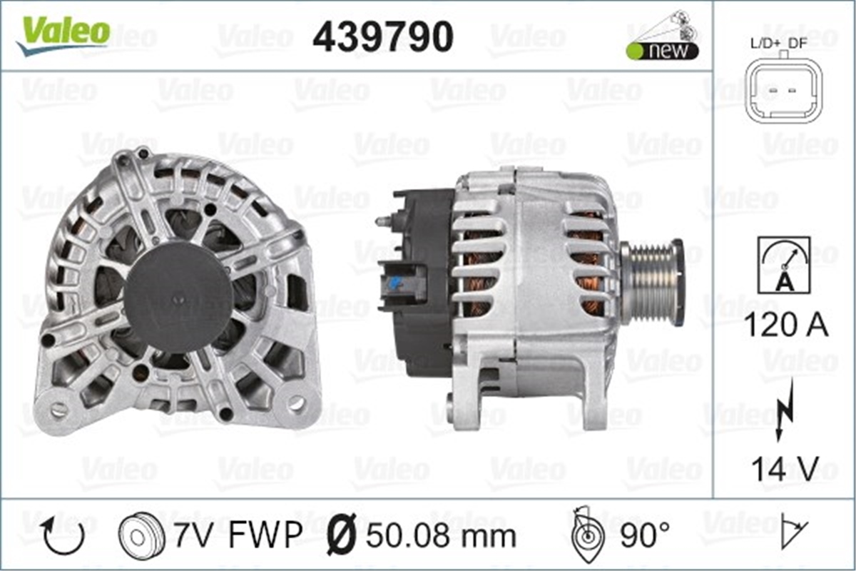 RENAULTALTERNATÖR RENAULT VALEO 439790VALEOVALEO 439790