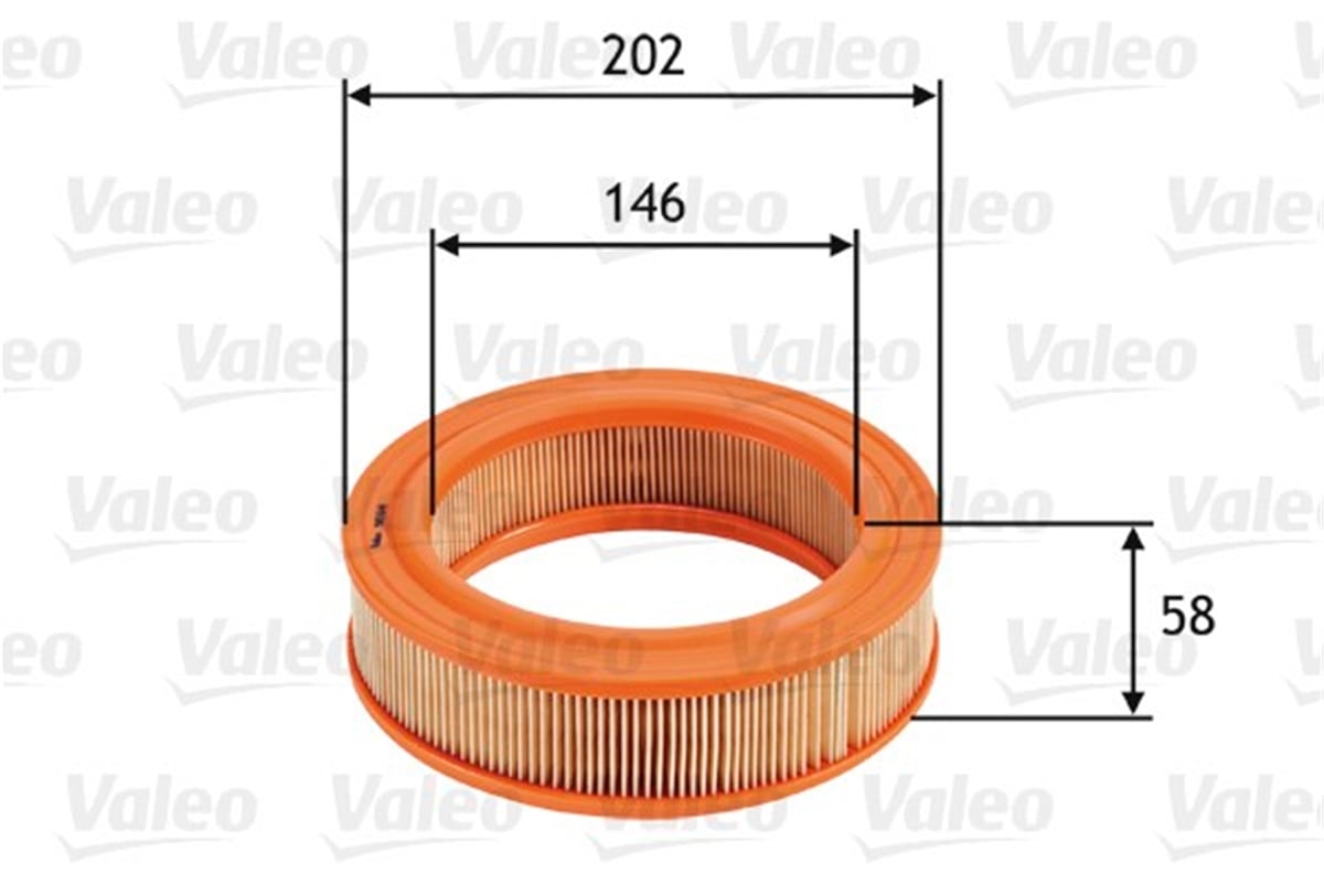 RENAULTHAVA FİLTRESİ RENAULT R 5 I 1.1-NISSAN MICRA I 1.0 VALEO 585644VALEOVALEO 585644