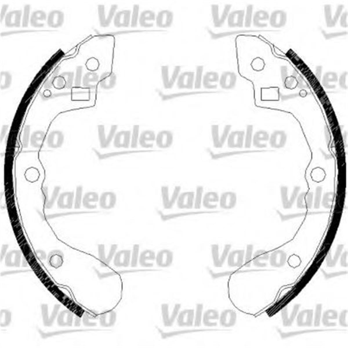 RIOARKA PABUÇ BALATA KIA RIO-1.3 1.5 00-2.05 KIO KOMBI 1.3 1.5 00-2.05 200X25 VALEO 564000VALEOVALEO 564000