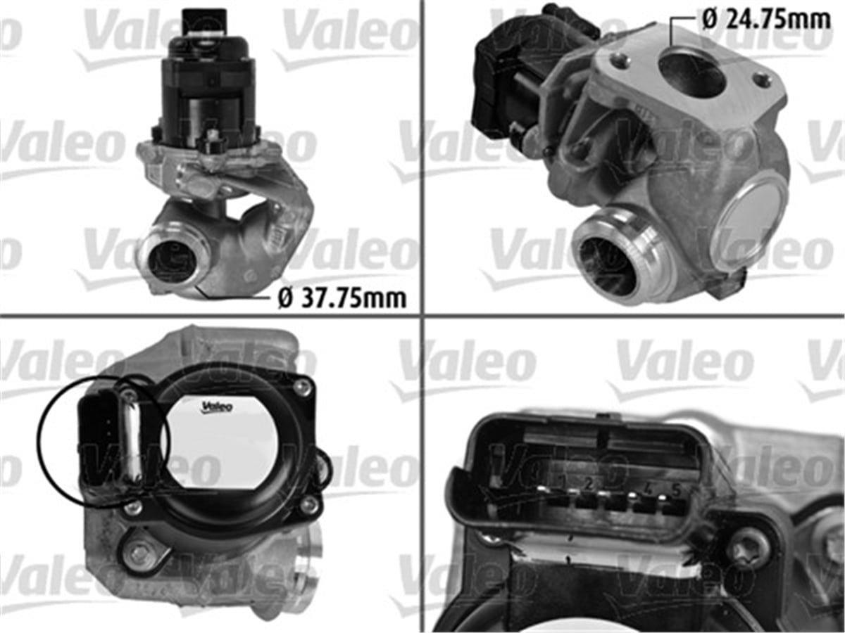 S40EGR VALFİ FIESTA V-VI 05 CMAX 07 FOCUS II 05 FUSION 04 1.6 TDCİ VOLVO S40 1.S80 V50 C30 V70 VALEO 700444VALEOVALEO 700444