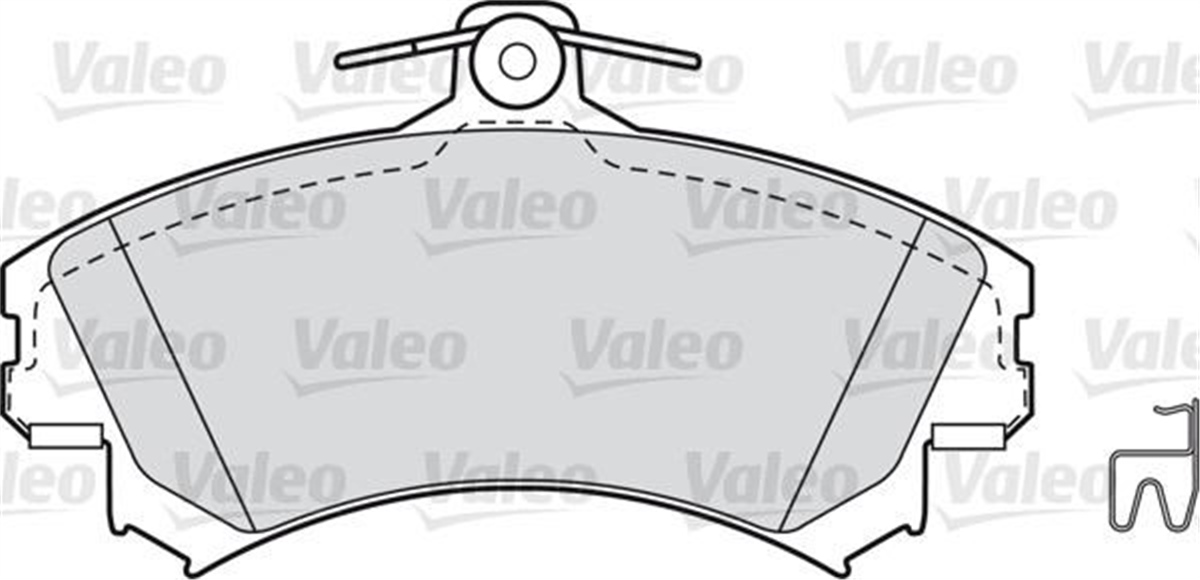 S40ÖN BALATA CARISMA 1.6 1.8 ENJ. 95-6.06 COLT 1.5 6.04 SPACE STAR 98 VOLVO 1.6 1.8 2.0 S40 95-98 VALEO 598318VALEOVALEO 598318