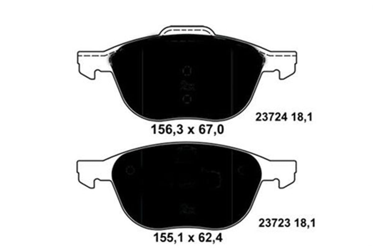 S40ÖN BALATA FOCUS 04 07 14 CMAX 1.6 TDCI 03 07 11 VOLVO S40 04 V50 04 C30 V70 MAZDA 3 5 MARELLI 323700001000MARELLIMARELLI 323700001000