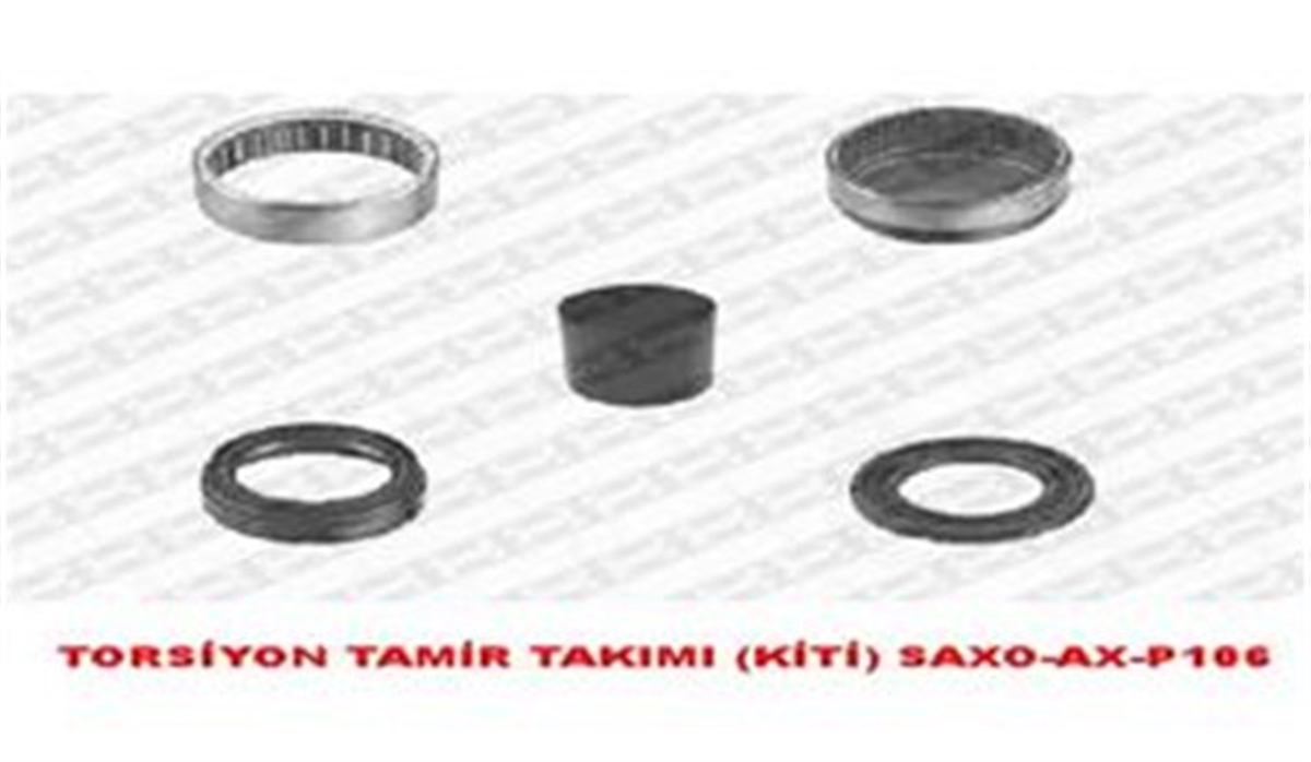 SAXOTORSİYON TAMİR TAKIMI KİTİ SAXO-AX-PEUGEOT 106 STABİLİZATÖR OLMAYAN ARAÇLAR İÇİN SNR KS559.06SNRSNR KS559.06