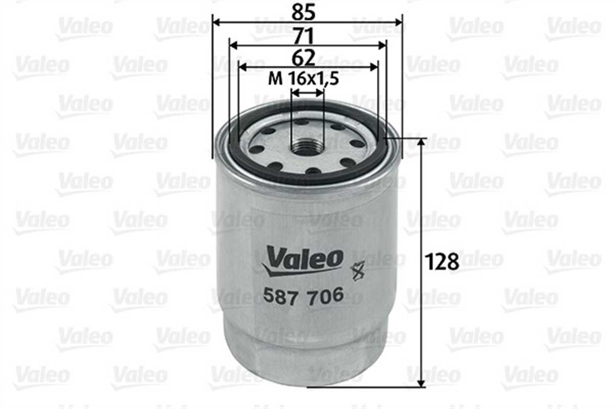 SAXOYAKIT FİLTRESİ MAZOT CITROEN SAXO 1.5 D-FIAT FIORINO-BRAVO-TIPO VALEO 587706VALEOVALEO 587706