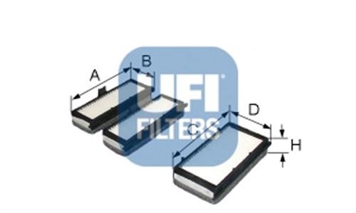 SCUDOPOLEN FİLTRESİ SCUDO-EXPERT-JUMPY SET CU19000-3 UFI 5307000UFIUFI 5307000