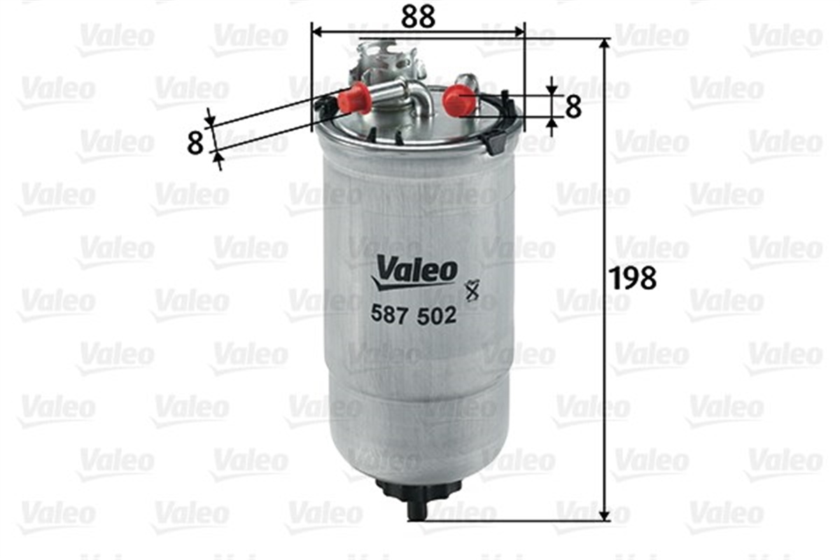 SEATYAKIT FİLTRESİ MAZOT SEAT IBIZA IV 1.9 TDI VALEO 587502VALEOVALEO 587502