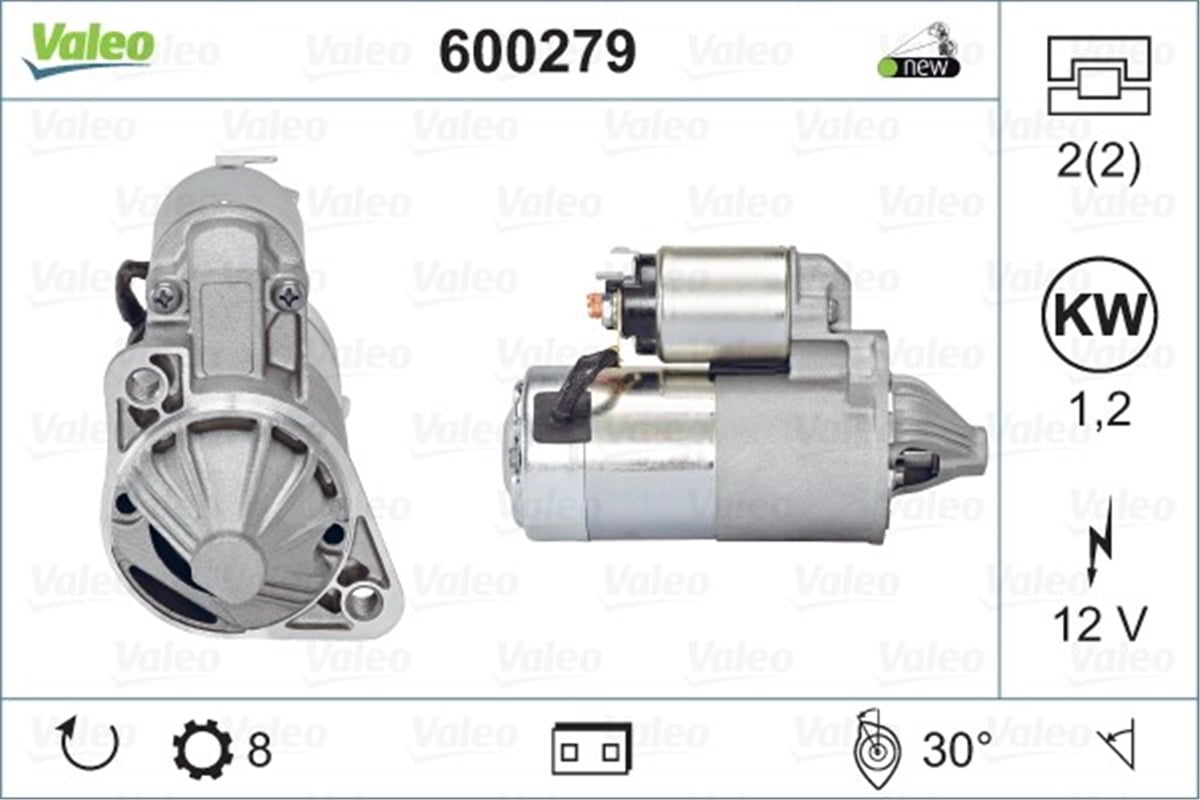 SONATAMARŞ MOTORU HYUNDAI SONATA VALEO 600279VALEOVALEO 600279