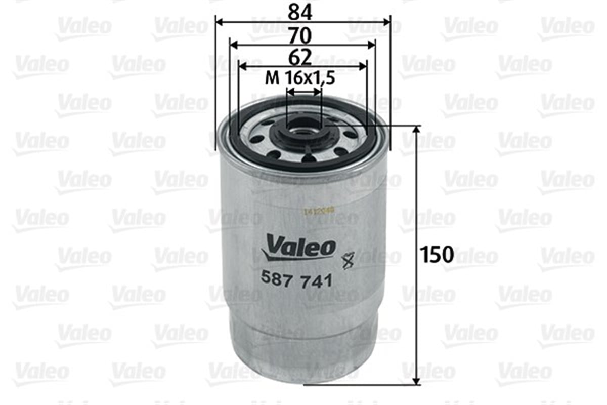 SORENTOYAKIT FİLTRESİ MAZOT KIA SORENTO 2.5 CRDI-RIO II 1.5 VALEO 587741VALEOVALEO 587741