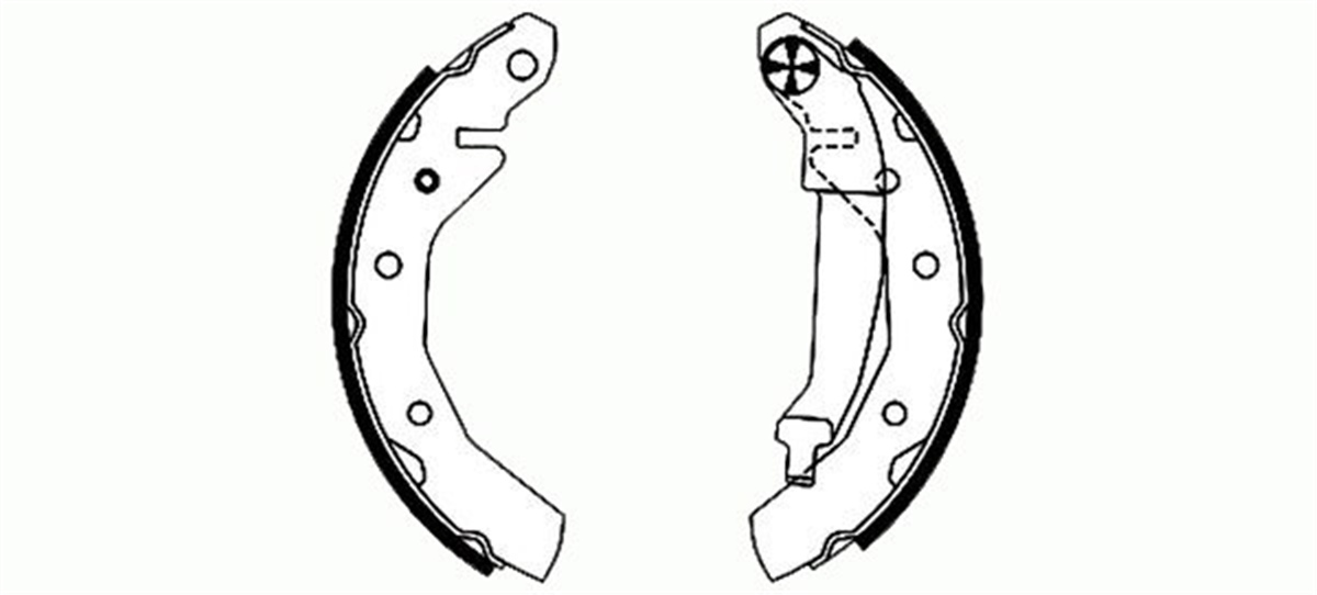 SPARKARKA PABUÇ BALATA MATIZ 0.8 05 1.0 05 SPARK 0.8 05 1.0 05-10 1.2 10 180X31 RIW P7534RIWRIW P7534