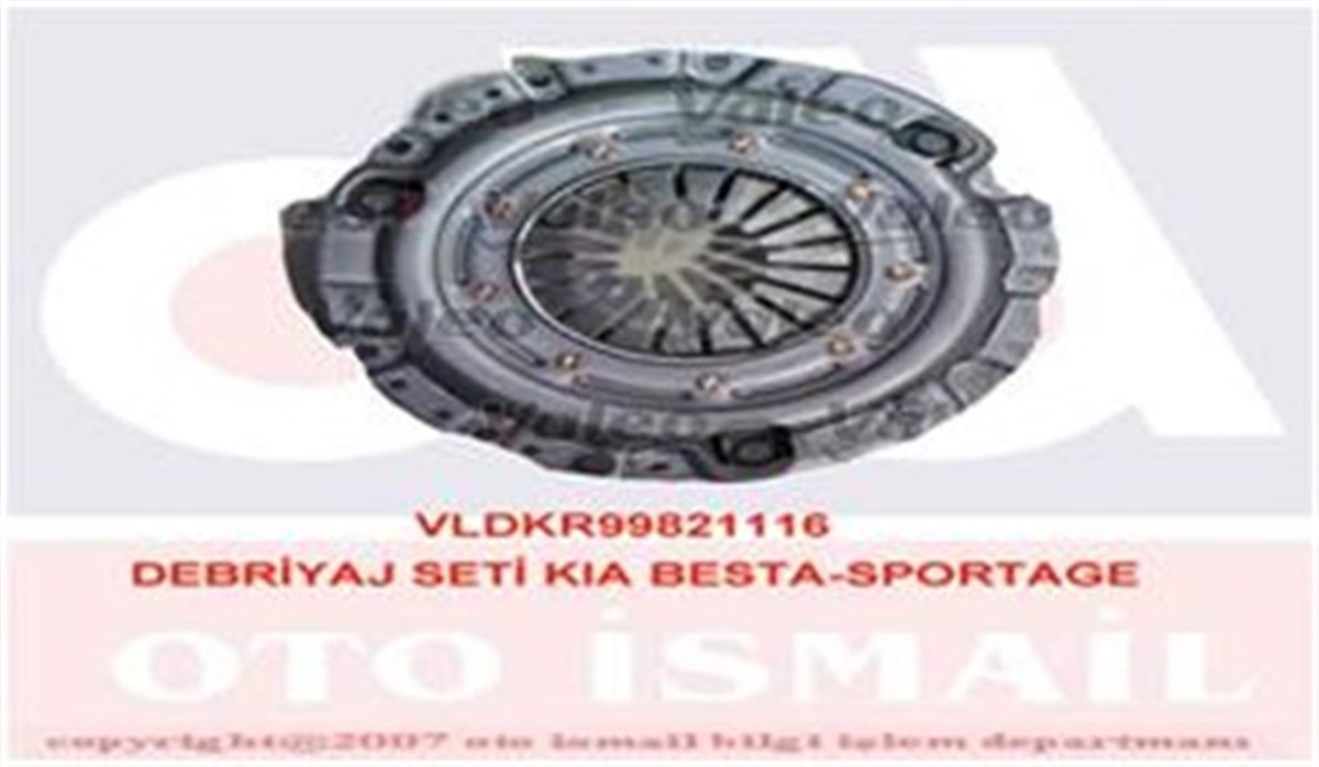 SPORTAGEDEBRIYAJ SETİ KIA BESTA-SPORTAGE KD102KIT VALEO 821116VALEOVALEO 821116