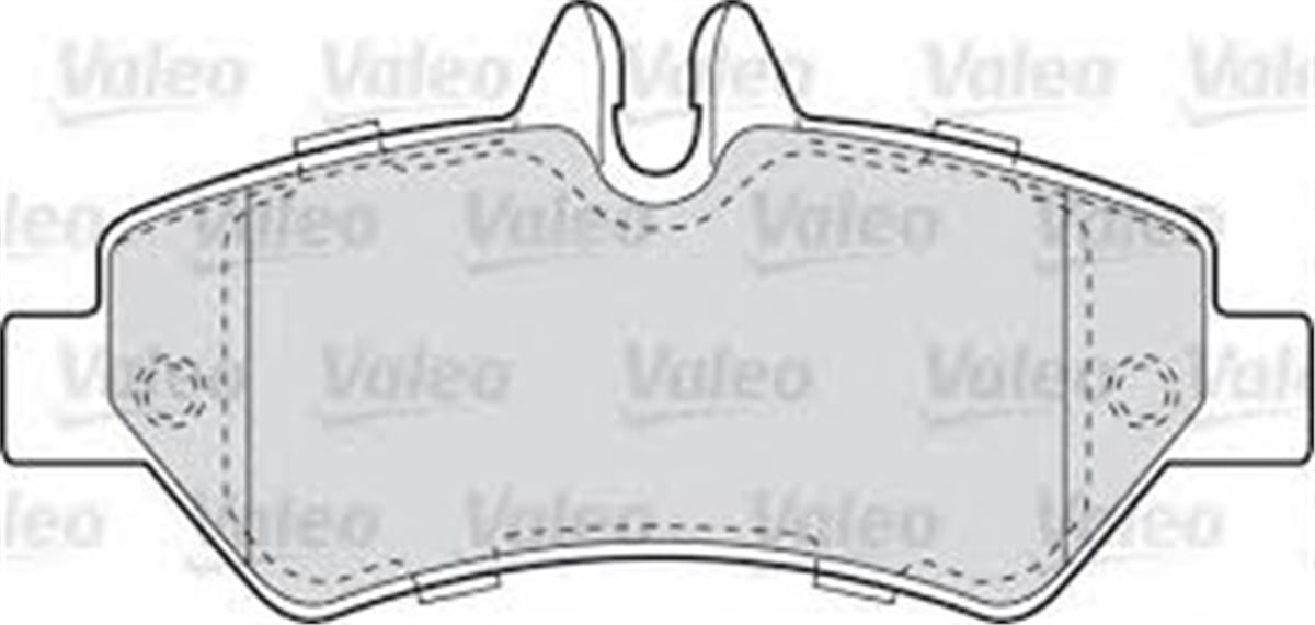 SPRINTERARKA FREN BALATASI SPRINTER CRAFTER ÇİFT TEKER BALON TEKER 06 VALEO 598876VALEOVALEO 598876