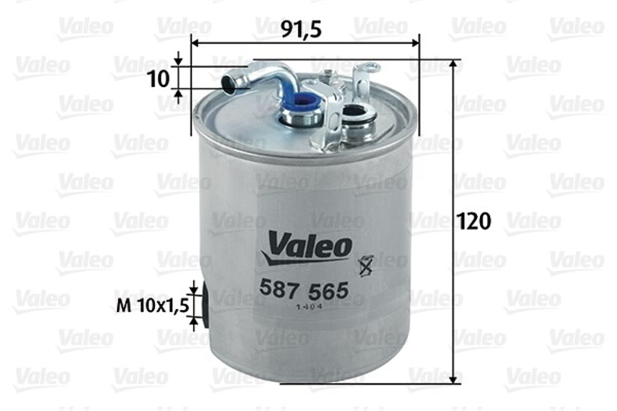 SPRINTERYAKIT FİLTRESİ MAZOT MERCEDES SPRINTER 3-T 316 CDI VALEO 587565VALEOVALEO 587565