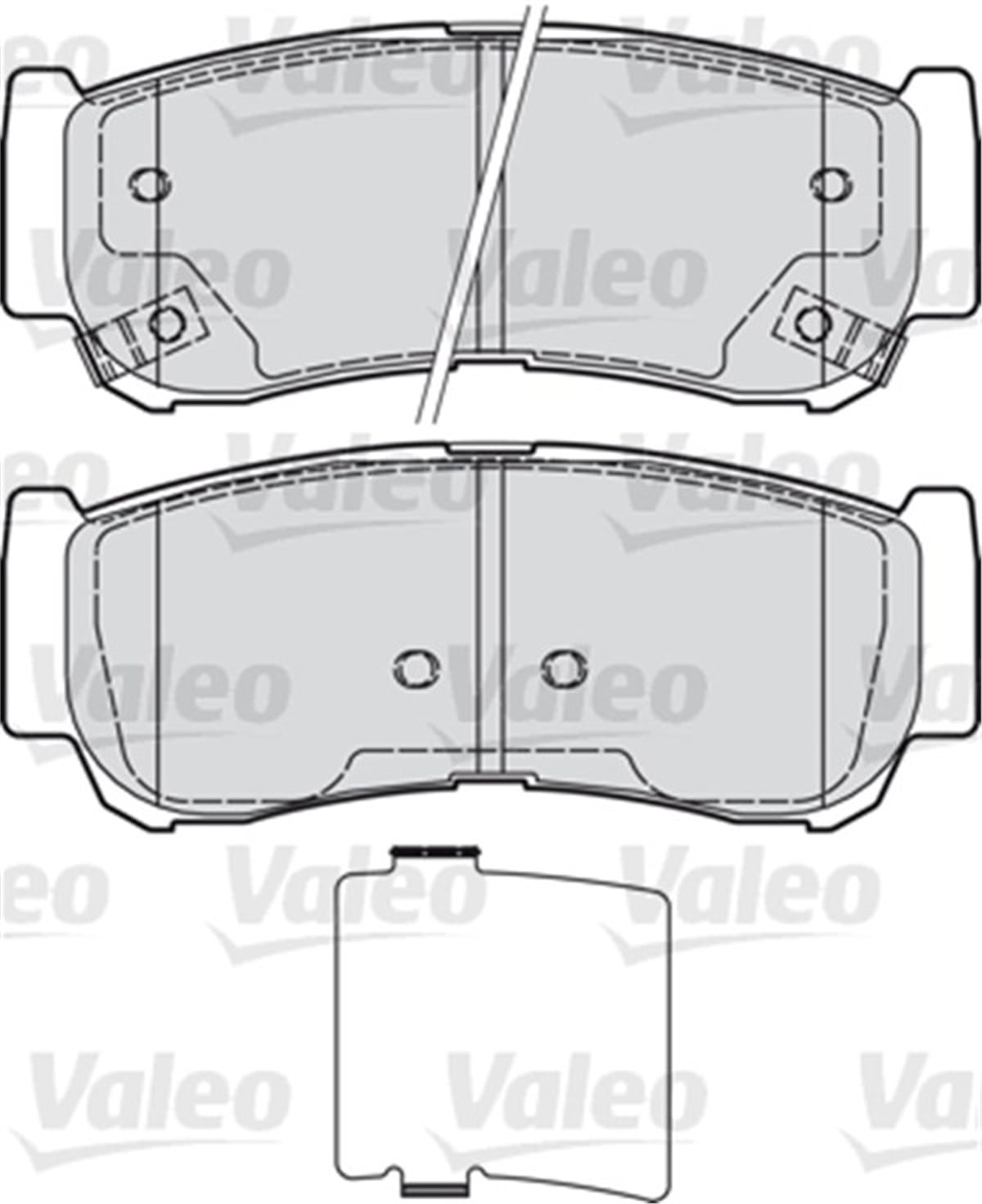 STAREXARKA BALATA SANTAFE 2.7 2.2CRDİ 06 H1 STAREX 2.4 01-04 2.5D 97-04 2.5CRDİ 01-07 VALEO 598932VALEOVALEO 598932