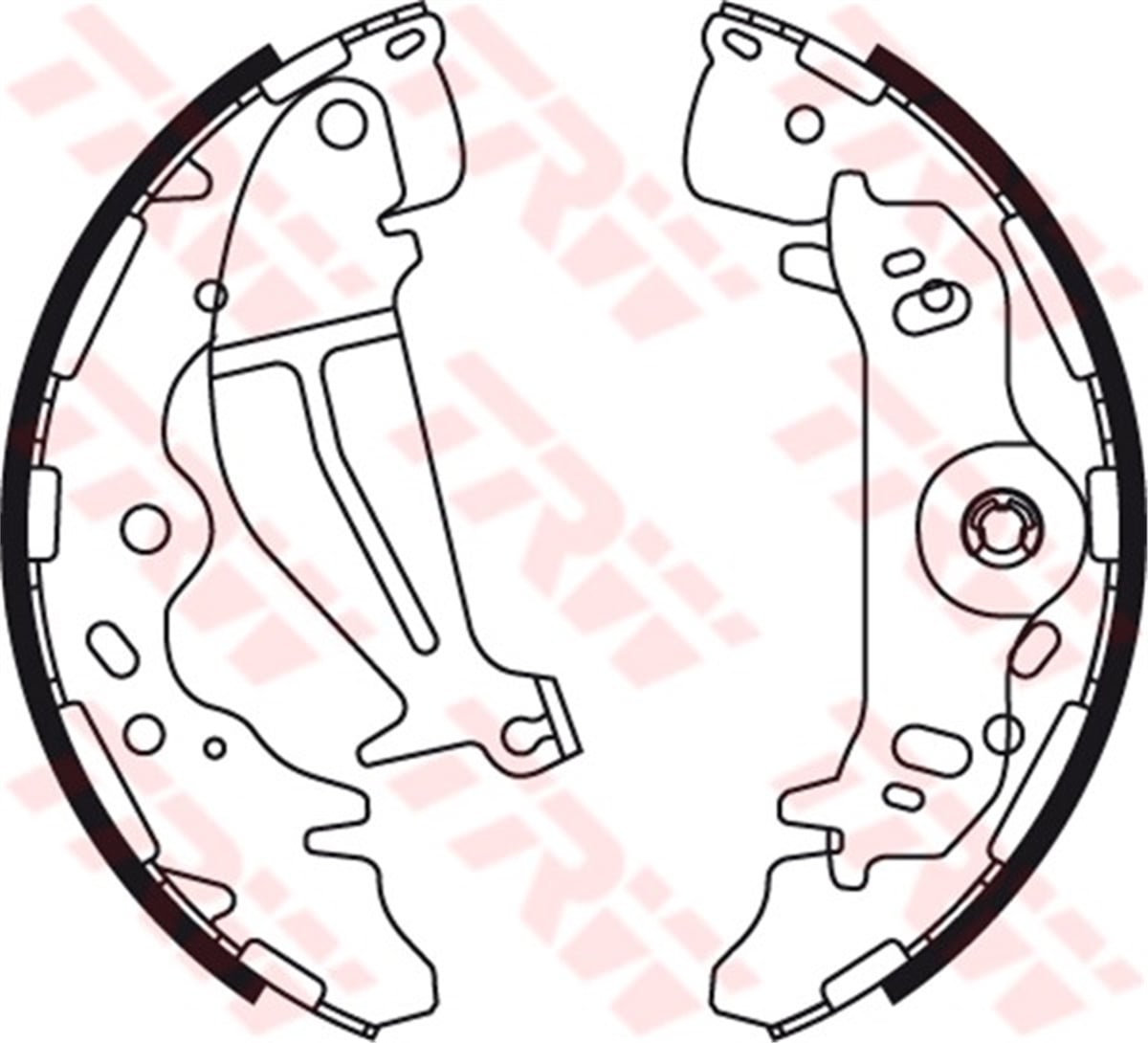 STAREXARKA PABUÇ BALATA HYUNDAI H1-STAREX 2.4-2.5TD 97-04 H1 2.5CRDİ 2006 2011 295X54 TRW GS8774TRWTRW GS8774