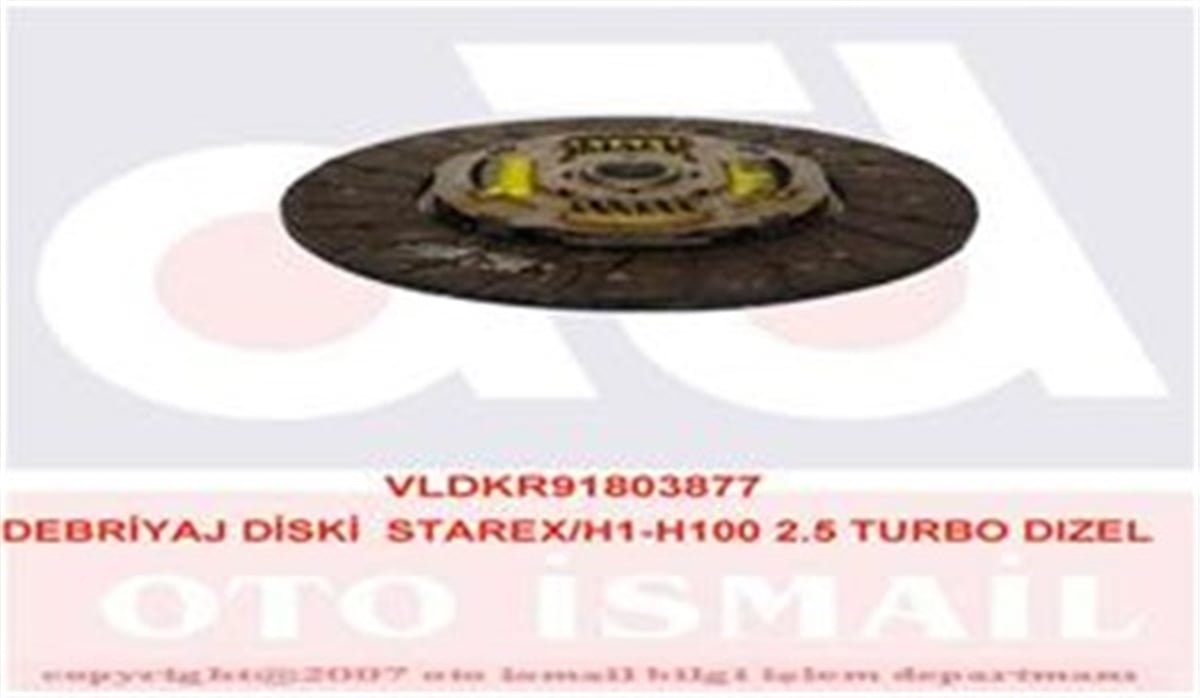 STAREXDEBRIYAJ DİSKİ STAREX-H1-H100 2.5 TURBO DIZEL HD62 VALEO 803877VALEOVALEO 803877