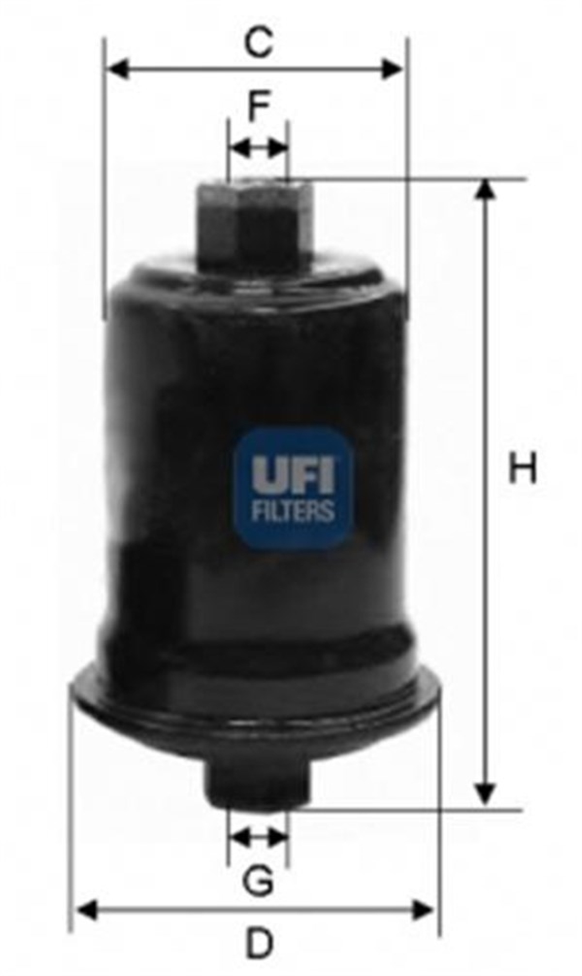 STAREXYAKIT FİLTRESİ H1 STAREX 2.4 98-04 - SONATA 2.0-2.4-2.5 96-01 -HILUX 2.4 89-05 UFI 3155600UFIUFI 3155600